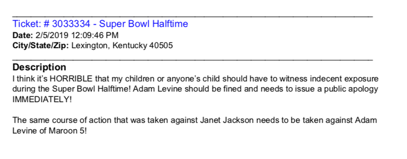 Illustration for article titled America Vs. Adam Levine's Nipples: All The FCC Viewer Complaints About The Super Bowl Halftime Show